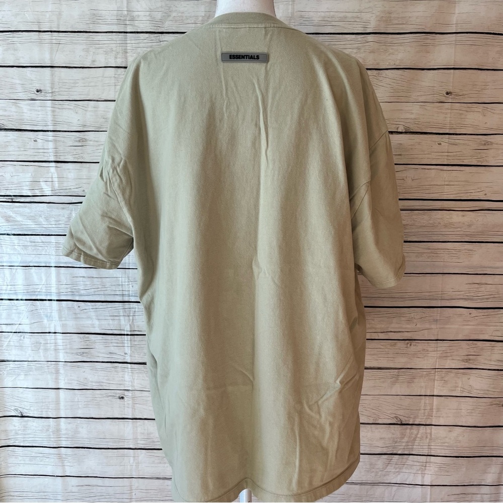 Fear of God Essentials Tan Short Sleeve Tee Size Large - Picture 5 of 7